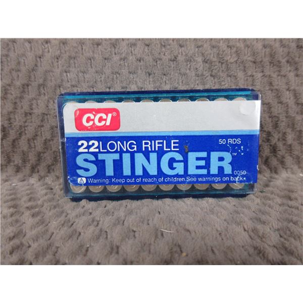 Collector Ammo - Stinger by CCI 22 LR - Sealed Box of 50