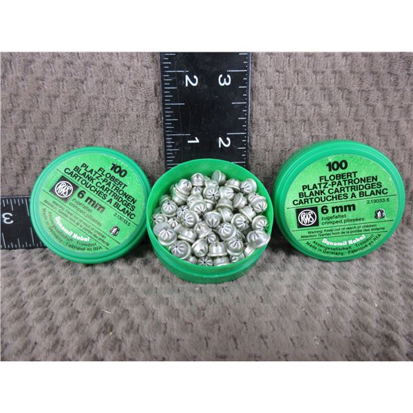 6MM Flobert Blanks - 2 Cans of 100 Appear Full