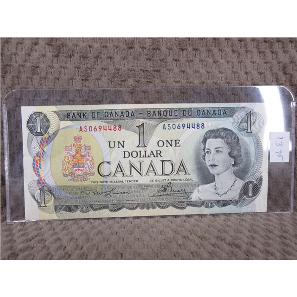 1973 - One Canadian Dollar Bill