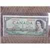 Image 1 : 1954 - One Canadian Dollar Bill - Devil's Face