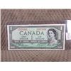 Image 1 : 1954 - One Canadian Dollar Bill - Devil's Face