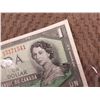 Image 2 : 1954 - One Canadian Dollar Bill - Devil's Face