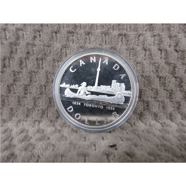 1934 - 1984 Toronto Voyageur Canadian Dollar Coin