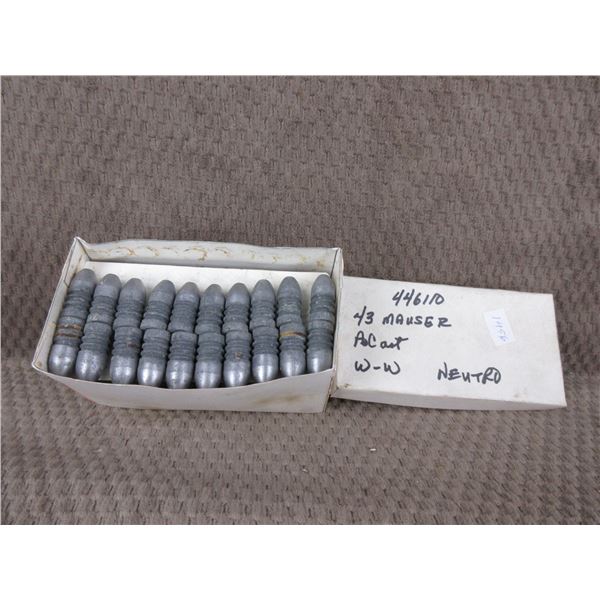 43 Mauser Lead Bullets - Box of 120