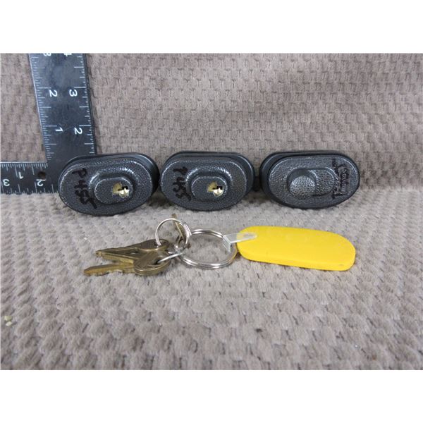 3 Trigger Locks - Keyed Alike with 4 Keys