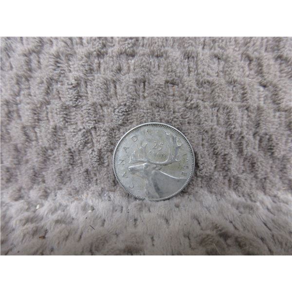 1952 Canadian Twenty Five Cent Coin