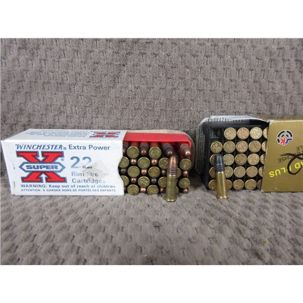 22 Long Rifle - Win. Super X - 2 Boxes of 50