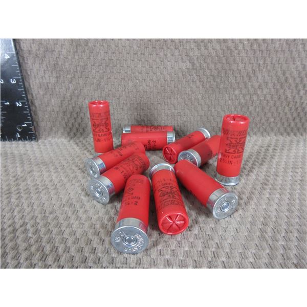 12 Ga 2 3/4" #2 Lead Winchester Shells - Bag of 11