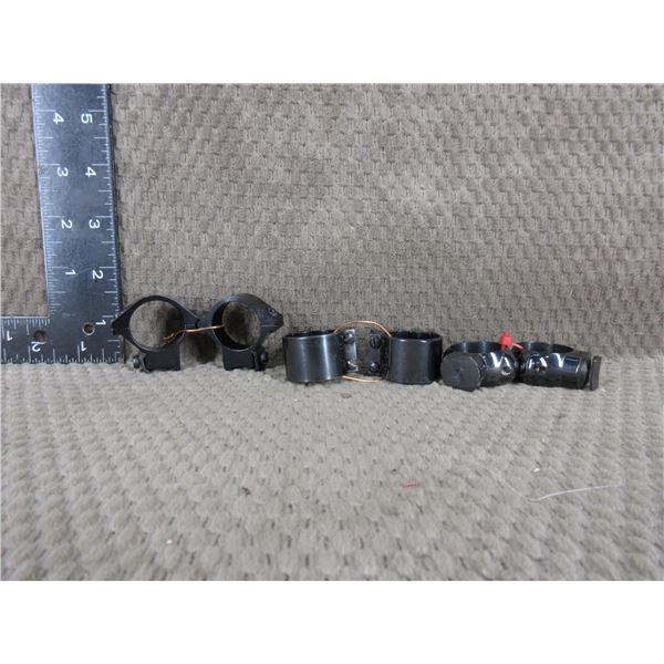 3 Sets of 1" Rings - Low Weaver,  Medium 22 and  Medium
