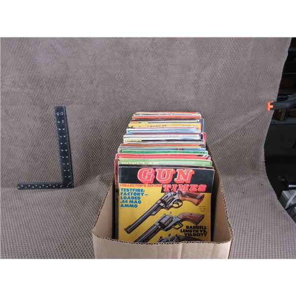 Approximately 80 Gun Magazines 1960's and Up