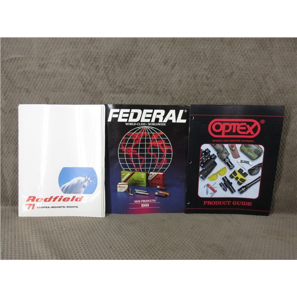 3 - Brochures - 2 Optics & 1 Ammunition
