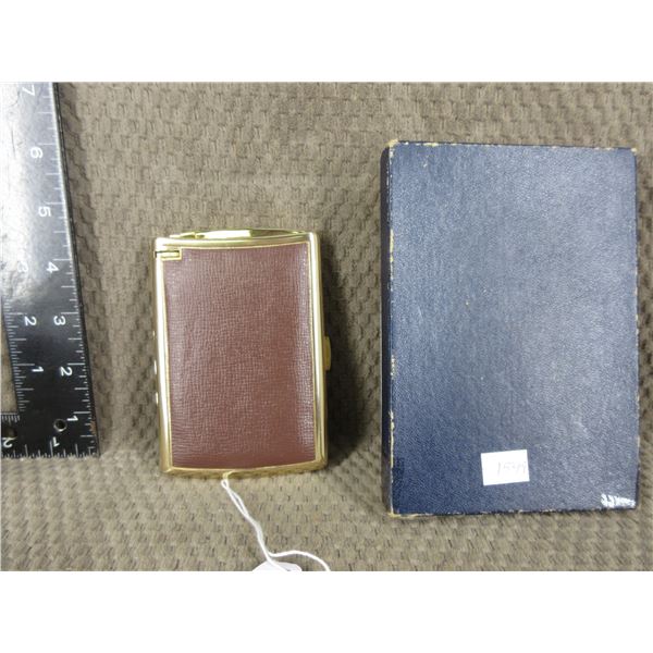New in Box Vintage Cigarrette Case with Lighter