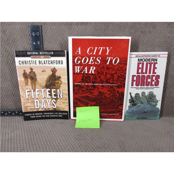 3 Military Books