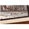 Image 2 : Paris Street Scene, Moulin Rouge Oil Painting, Signed  [133752]