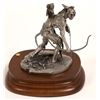Image 1 : Iroquois Warfare, Pewter Sculpture by Michael Boyett [132889]