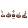 Image 2 : Pewter Sculptures, Cowboy Group - 14 pcs [131905]