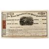 Image 1 : Union Agricultural and Stock Association Stock with 25c Large Revenue Stamp [123259]