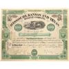 Image 1 : Missouri, Kansas & Texas Railway Co. Stock Signed by Jay Gould [134058]