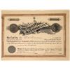 Image 1 : Extremely Rare Fourth of July [Mining] Company Stock with Morgan Silver Dollar Vignette [123866]