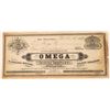 Image 1 : Omega Mining Company Stock Certificate [113788]