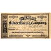 Image 1 : Gila Silver Mining Company Stock Certificate [113968]