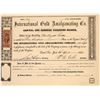Image 1 : International Gold Amalgamating Company Stock [129847]