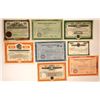 Image 1 : Watch Companies' Stock Certificates (8) Including Bulova [127978]