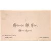 Image 1 : Bruce B. Lee, Mine Agent Business Card (Nevada City?) [128843]