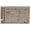 Image 1 : Suisun City Wharf Receipt, California Gold Rush, 1859 [111982]