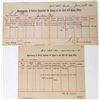 Image 1 : Two Different Gold Hill Assay Office Receipts [113699]