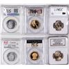 Image 1 : Gem Proof Presidential Dollars and Canadian 50 Cent [129138]