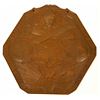 Image 1 : Gutzwa Relief Bronze Plaque of Charles Lindbergh [137472]