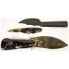Image 1 : Three Jerry Gray Nephrite Blades (Jade) [130093]