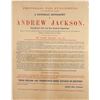 Image 1 : 1860 Broadside for "A Pictorial Biography of Andrew Jackson" [128864]