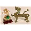 Image 1 : Dragons, Metal & Ceramic Figurines  (2 Contemporary) [105997]