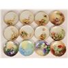 Image 1 : Hand Painted Salad/ Desert Plates, c1900-1920 (12) [125257]