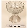 Image 1 : Leaded Crystal Serving Bowl & Pedestal [120918]