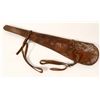Image 1 : Brown Leather Vintage Rifle Scabbard [110637]