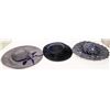 Image 1 : Dark Blue Ladies Vintage Hats (3) [136679]