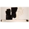 Image 1 : Insulated Leather Gloves/Mitten and White Gloves with Web Belt [109782]