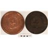Image 1 : Christopher Columbus Copper Plaque from Columbian Expo [126646]