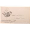 Image 1 : Silver Plume, Colorado Fraternal Business Card [126989]