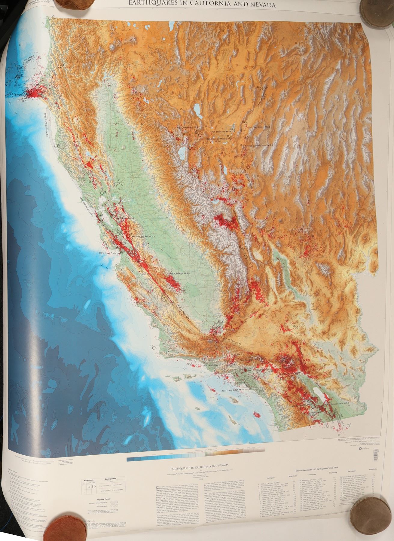 List Of Recent Earthquakes California And Nevada