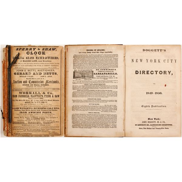 Doggetts New York City Directory for 1849-1850 [82873]