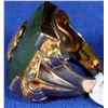 Image 2 : Jade and Gold Nugget Ring [133845]