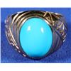 Image 1 : Native American Design Turquoise Ring [133849]