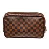 Image 1 : Louis Vuitton Brown Damier Canvas Toiletry Pouch Cosmetic Bag