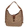 Image 1 : Gucci Brown Canvas Jackie Hobo Bag