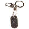 Image 2 : Louis Vuitton Silver Monogram Canvas ID Tab Charm and Key