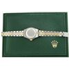 Image 8 : Rolex Ladies 2 Tone Blue Vignette VS Diamond Oyster Perpetual Datejust Wristwatc